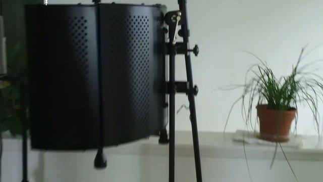 Test Monoprice Pro Audio Acoustic Microphone Isolation Shield by John Peng Chen 人声录音测试, 吸音板减少残响 смотреть онлайн