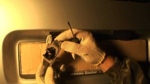 Замена ламп подсветки ном.знака Пежо Эксперт 2004г