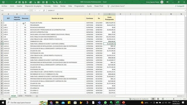Project a Excel con Fórmulas смотреть онлайн