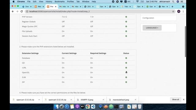 OpenCart CMS installation on Mac смотреть онлайн