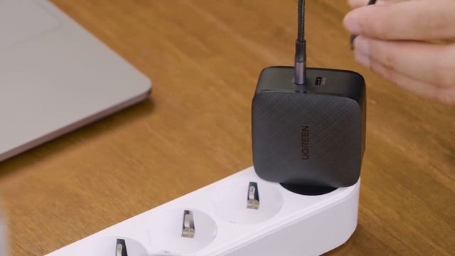 Incarcator priza UGREEN CD216 65W cu 2 porturi USB Type C смотреть онлайн