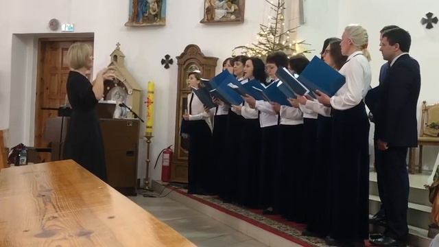 Ave Maria в исполнении хора костела в Южном. Гродно смотреть онлайн