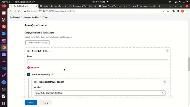 How to install SonarQube using docker container and Integration in Jenkins смотреть онлайн
