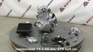 Двигатель для мотоциклов, 4х такт. 250 см3, 174MN-3, CBS300, ZONGSHEN, с жидкостным охлаждением