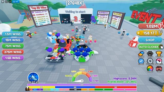 MAX SPEED BUG ENSINANDO - RACE CLICKER? ROBLOX ! смотреть онлайн