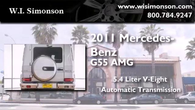 Preowned 2011 Mercedes-Benz G55 AMG 4matic 4dr Santa Monica смотреть онлайн