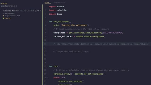 Automate Desktop Wallpapers with Python (Tutorial) смотреть онлайн
