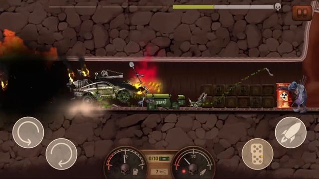 Mobil Penghancur Zombie Keren Parah! - Zombie Hill Racing: Earn Climb смотреть онлайн