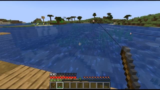 ?РЫБАЧИМ и Все Время Попадаются Крутые Вещи в Майнкрафте! Удочка на Удачу! Шеди Нубик Кубик Леска смотреть онлайн