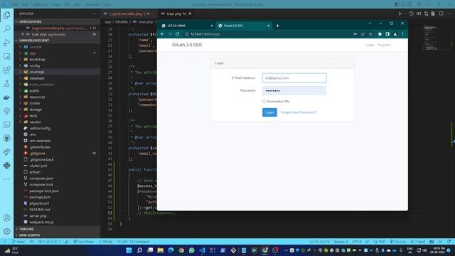 Building OAuth 2.0 "Single Sign On" SSO Server in PHP (Laravel) - Part 8 - Stop Auto-Authorize смотреть онлайн