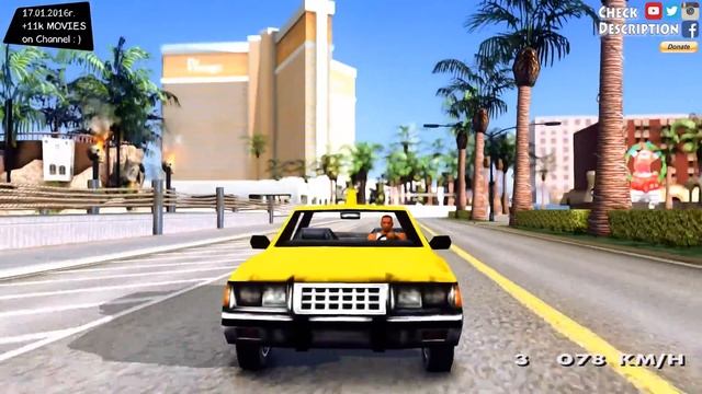 GTA San Andreas - Taxi From GTA Vice City EnRoMovies _REVIEW
