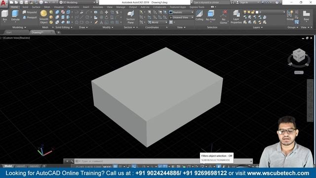 AutoCad 3D - How to Draw Dynamic UCS Command in AutoCad | AutoCad Dynamic UCS Tutorial #119 смотреть онлайн