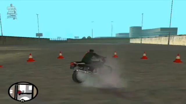 GTA San Andreas - Escuela de Motos - Prueba 1 el 360° - MQ смотреть онлайн