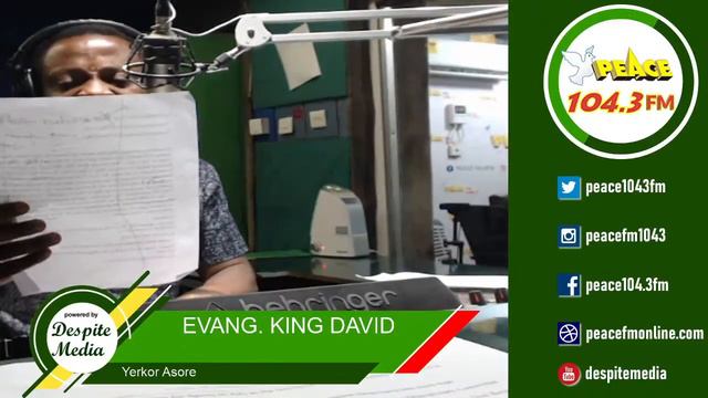 YEEKO ASORE WITH EVANGELIST KING DAVID On Peace 104.3 FM (22/08/2021) смотреть онлайн