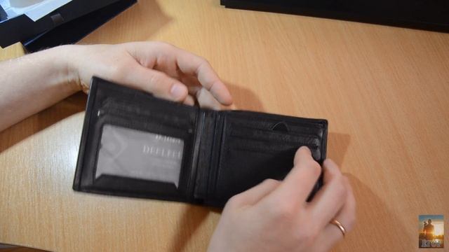 Качественный кожаный кошелек фирмы DEELFEL с Aliexpress смотреть онлайн