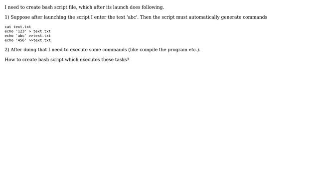 Unix & Linux: Few questions about realization of commands using bash scripts смотреть онлайн