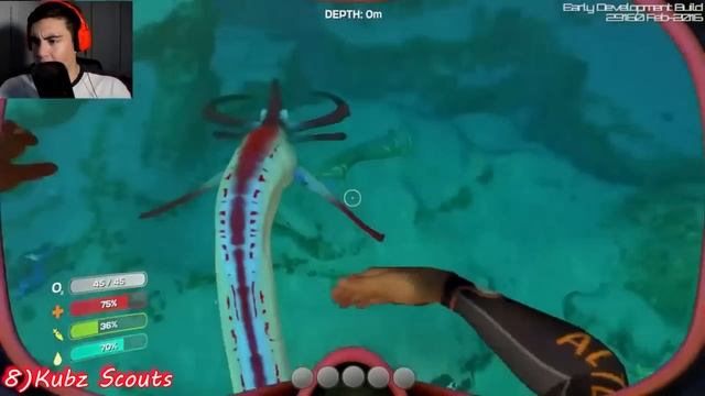 Gamers Reactions to the First Encounter of Reaper Leviathan | Subnautica смотреть онлайн