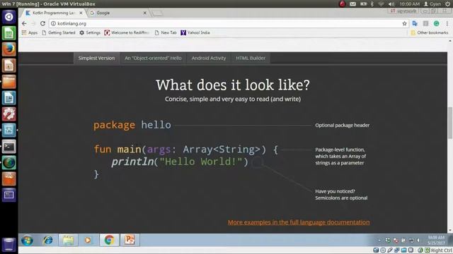 Execute Kotlin Code Online смотреть онлайн