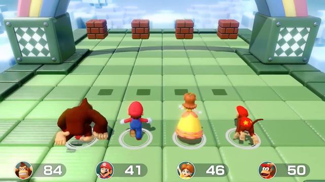 Super Mario Party Sound Stage #9 Donkey Kong, Mario, Daisy, Diddy Kong смотреть онлайн