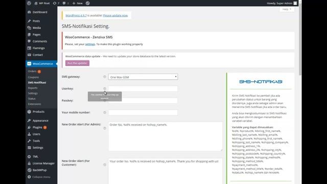 [HOW TO] Install Plugin SMS Notifikasi for WooCommerce смотреть онлайн