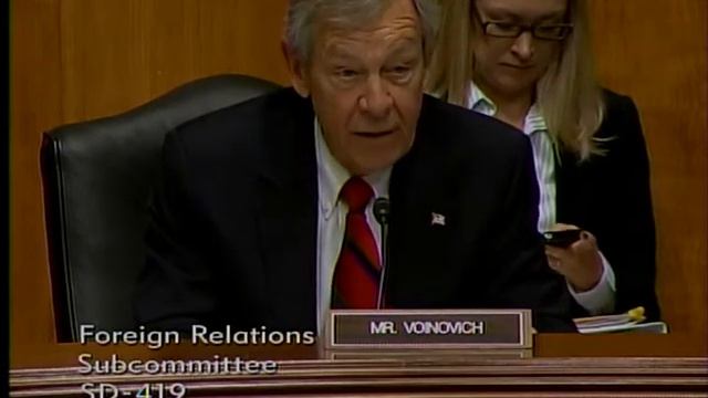 Sen. Voinovich remarks on Southeast Europe смотреть онлайн