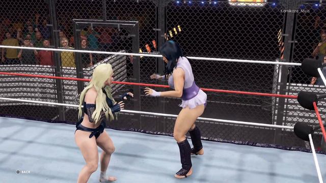 WWE2K22: Ino VS Hinata - Two Naruto Waifus Fight In A Fantasy Knockout Match