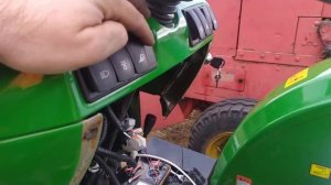 Подключаем счётчик моточасов на минитрактор shifeng 254 (244cl)