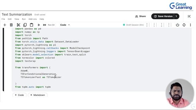NLP with BERT | Text Summarization using PyTorch | Great Learning смотреть онлайн