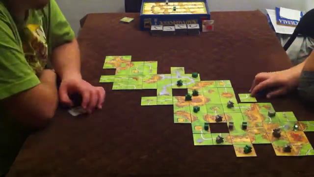 Carcassonne gameplay timelapse video смотреть онлайн
