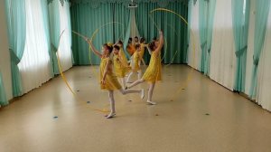 Танец с лентами "Солнце"