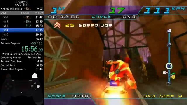 Trickstyle Any% in 30:45 (PB) смотреть онлайн
