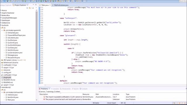 How to Make Bukkit Plugins #15: Permissions | MINECRAFT ? смотреть онлайн