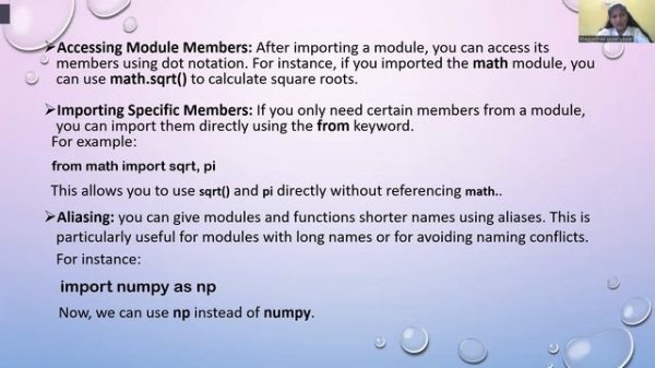 IMPORT STATEMENT #introduction to python programming #svce