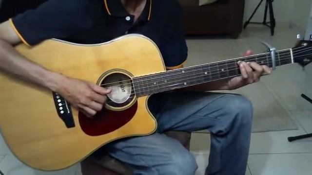I Don't Wanna Talk About It - Rod Stewart guitar cover смотреть онлайн