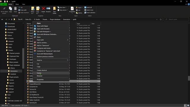 Delete/Remove unwanted plugins from FL Studio 20 plugin list |Quick Tip смотреть онлайн