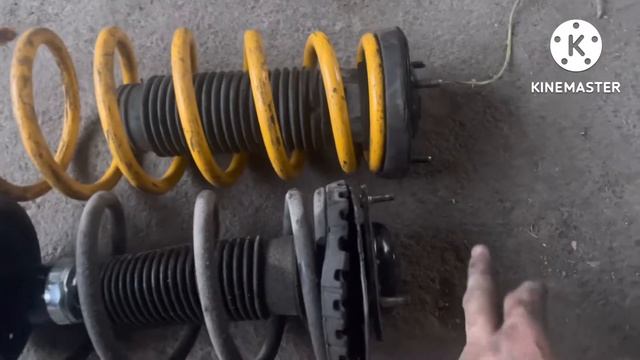 Славик и Субарик))) немного о ремонте. Меняю пружины амортизаторов задние. смотреть онлайн