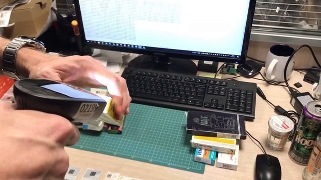 Neo X100 (Нео Икс 100) проводной сканер штрих кода для маркировки товаров. Сертификат Честный Знак. смотреть онлайн