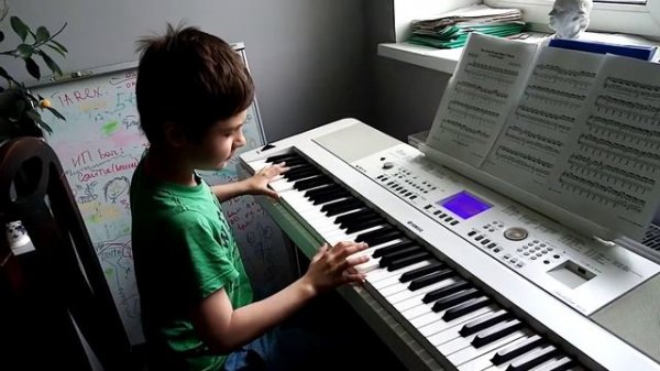 Terminator main theme cover (piano). Терминатор 2 саундтрек на цифровом пианино Yamaha dgx-650