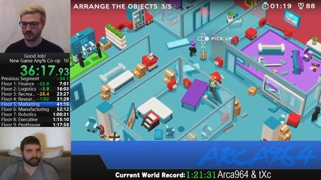 Good Job! Speed Run Co-op New Game Any% 1:10:03 World Record смотреть онлайн