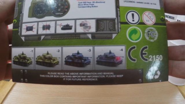 TANK TIGER 1/72 mini RC tank смотреть онлайн