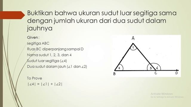 Geometri Dasar | Pembuktian Teorema 6 Segitiga смотреть онлайн