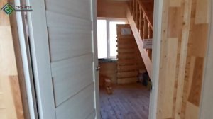 Одноэтажный каркасный  дом 6х8.  Наш офис с Народного Ополчения.