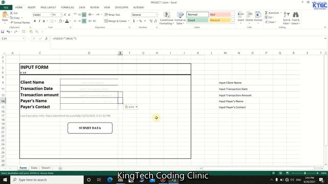 MS Excel VBA Tutorials For Beginners Lesson 7 (Creating A User Form) смотреть онлайн