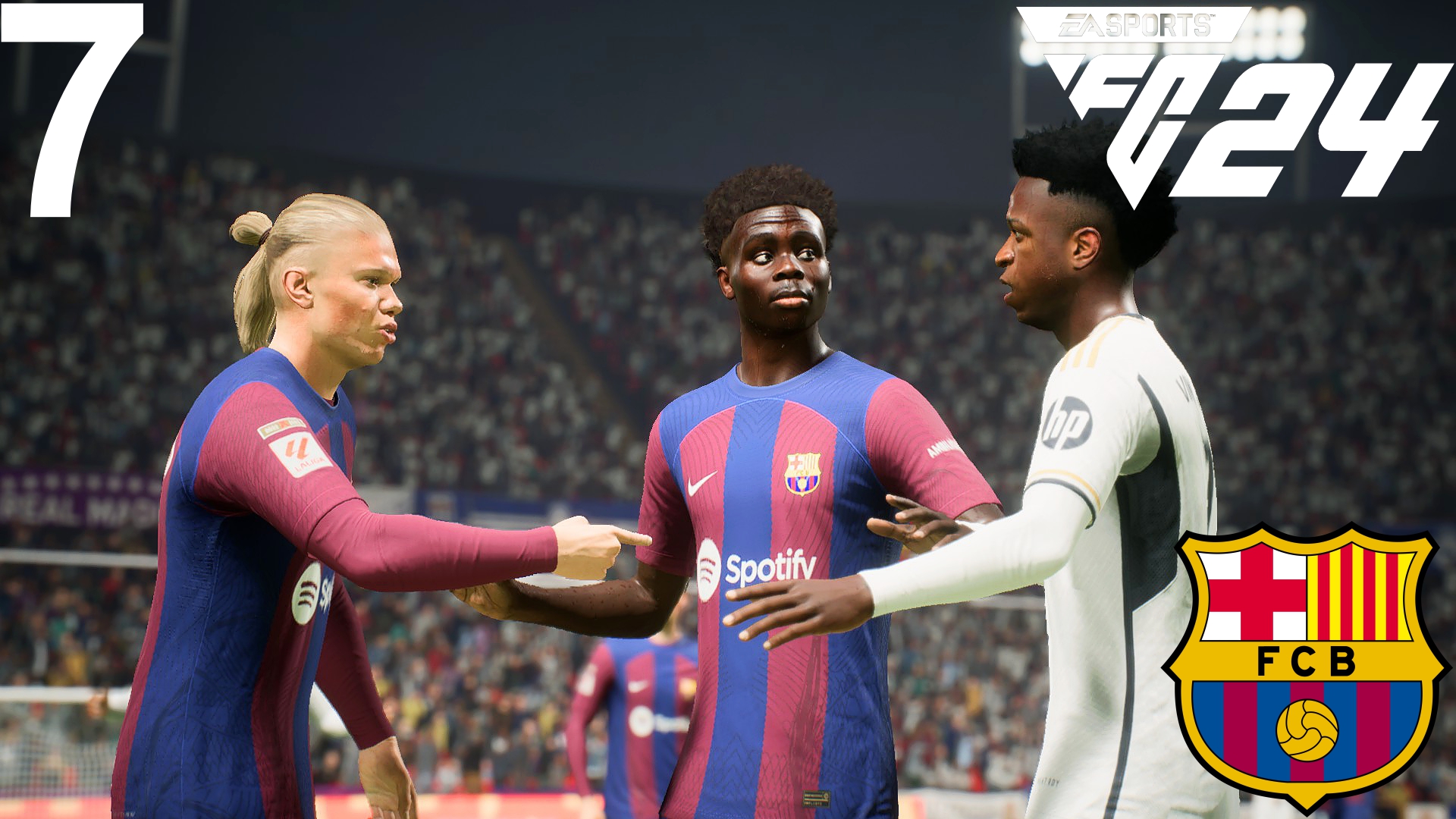 FC 24 КАРЬЕРА ЗА БАРСЕЛОНУ #7 - ЭЛЬ-КЛАСИКО ПРОТИВ РЕАЛА и ВРУЧЕНИЕ ЗОЛОТОГО МЯЧА!!!