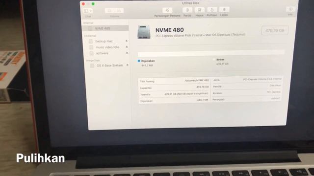 Upgrade NVME SSD M.2 macbook pro 2015. 128Gb to 480Gb смотреть онлайн