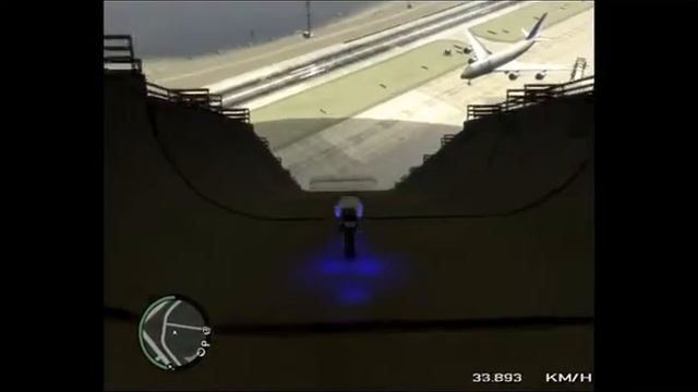 GTA 4 трасса прыжков(в конце обучение) смотреть онлайн
