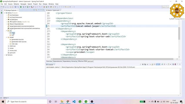 Spring MVC using Spring Boot for Eclipse смотреть онлайн
