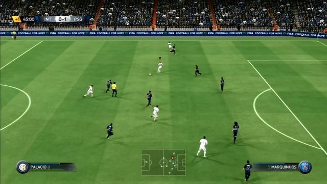 FIFA 16 Demo Gameplay Inter vs PSG 0-2 PS3 HD смотреть онлайн