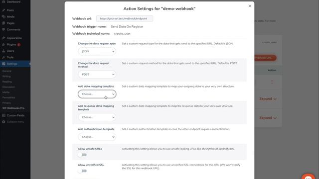 [EXPLAINED] WP Webhooks Pro - Send Data tab смотреть онлайн