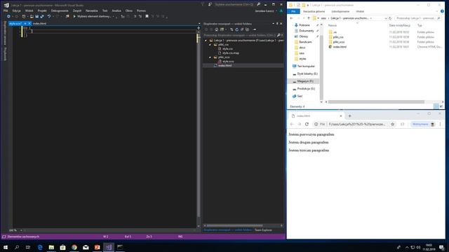 [Sass, CSS] Lekcja 1: pierwsze uruchomienie смотреть онлайн